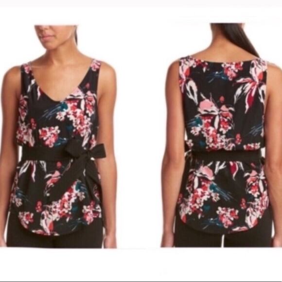 Derek Lam 10 C X Athleta Collaboration Lily Nikita Floral Top Size Medium - Picture 1 of 7